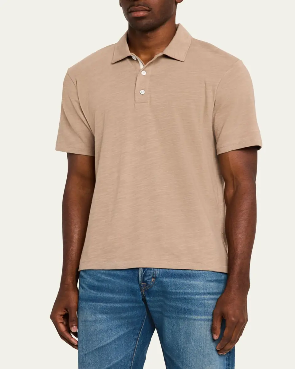 rag & bone Men's Classic Flame Polo Shirt | Thumbnail 4