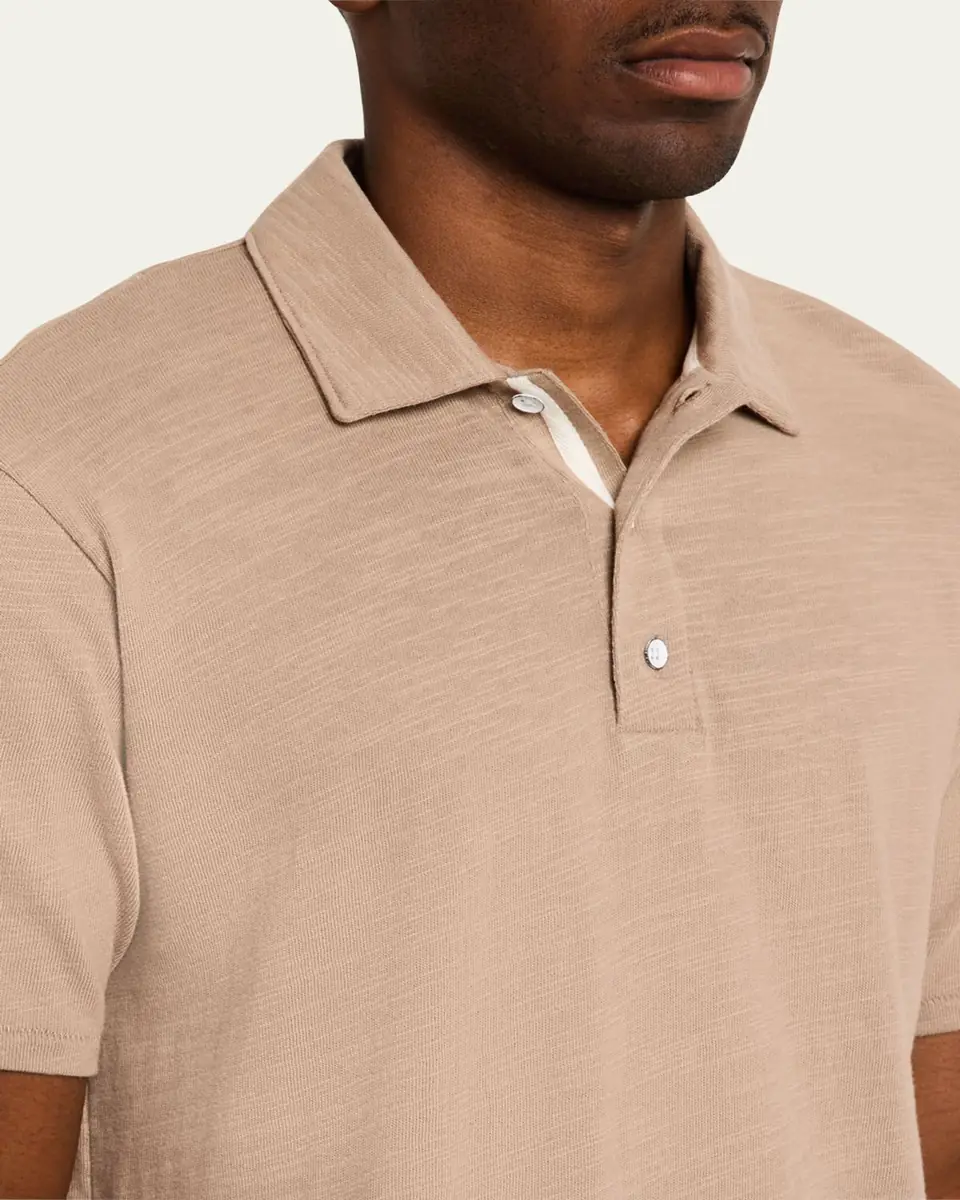 rag & bone Men's Classic Flame Polo Shirt | Thumbnail 5