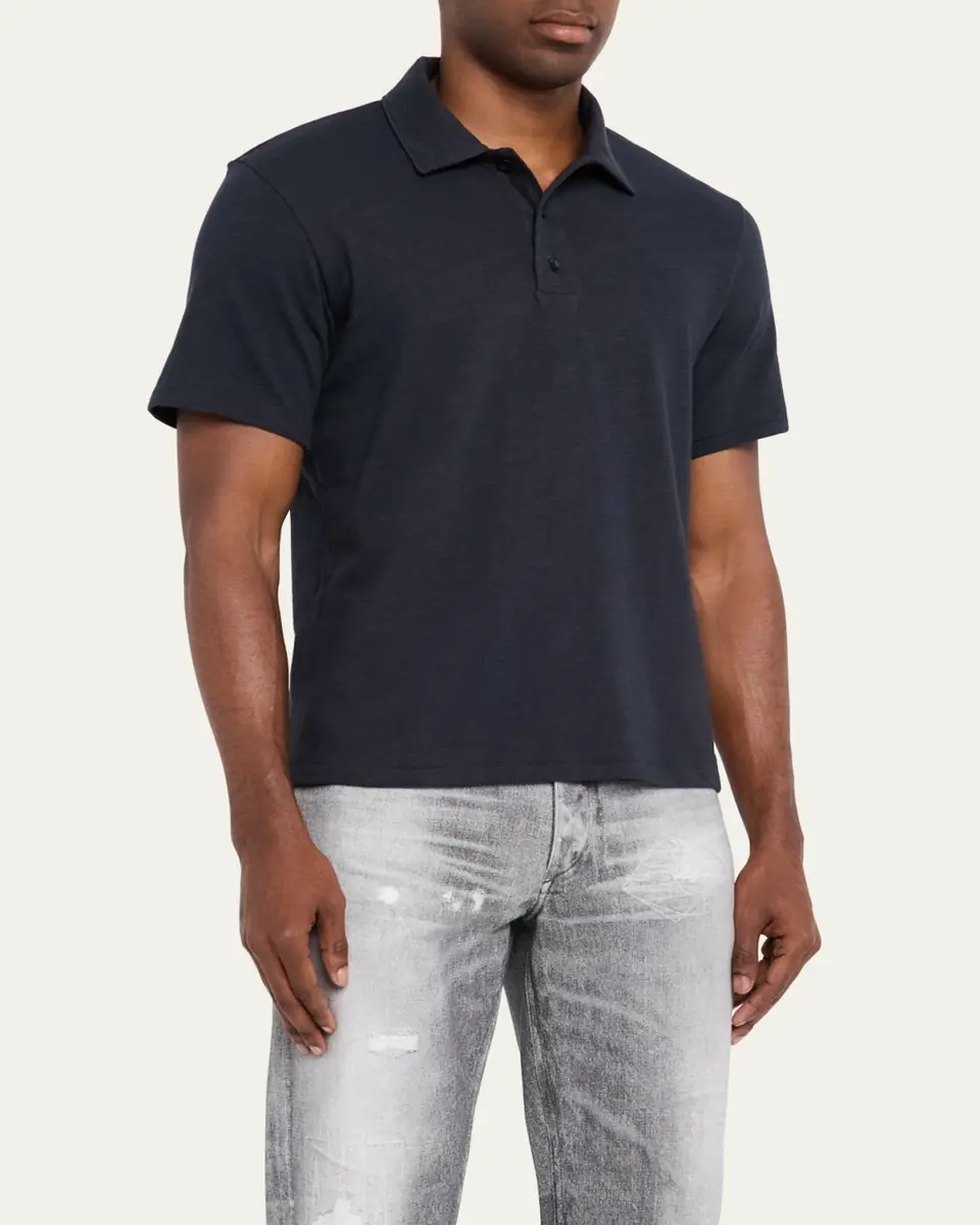 rag & bone Men's Classic Flame Polo Shirt | Thumbnail 8