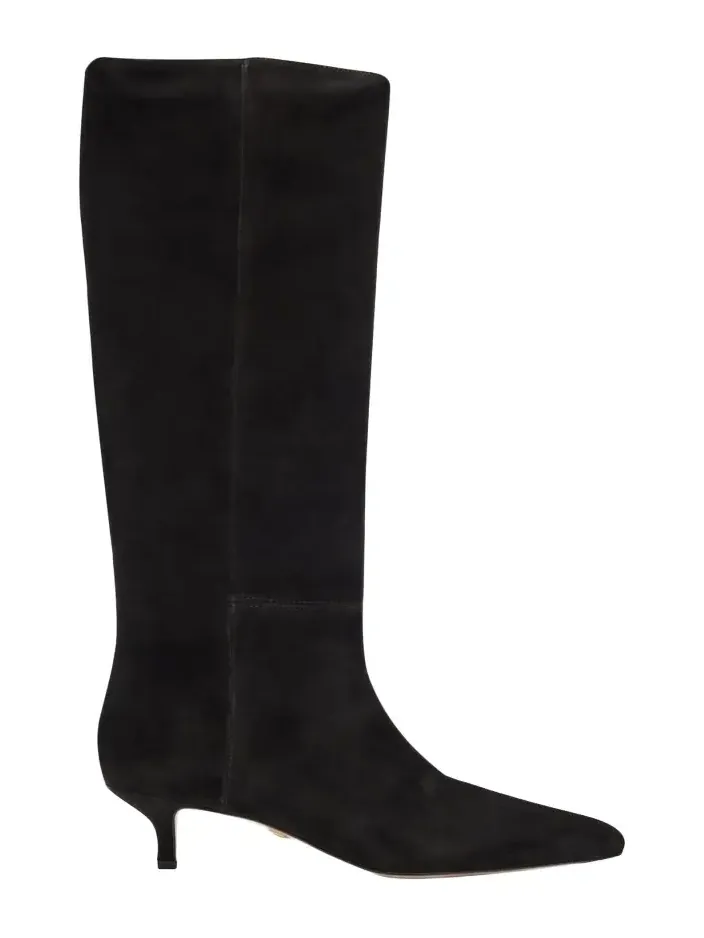 Lisa Suede Kitten-Heel Knee Boots Lisa Suede Kitten-Heel Knee Boots