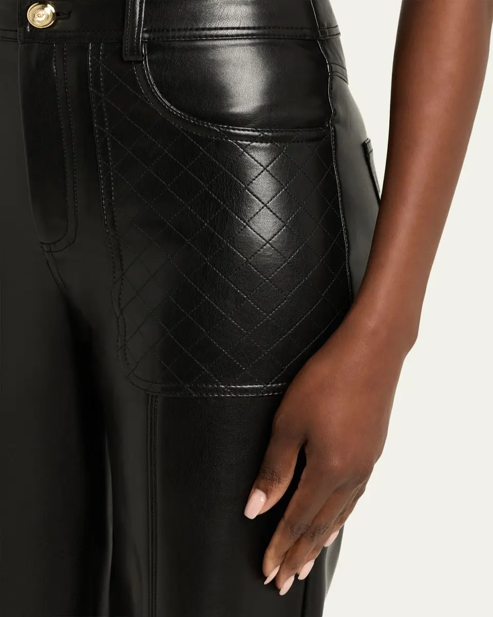 Cinq à Sept Vivian Vegan Leather Pants | Thumbnail 5 Cinq à Sept Vivian Vegan Leather Pants | Thumbnail 5