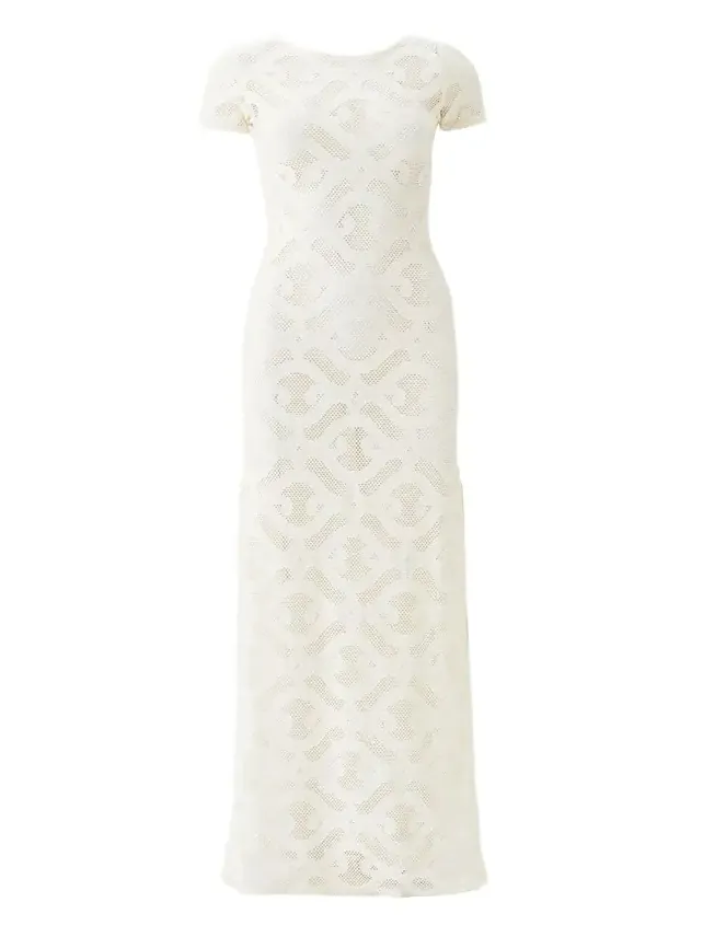 Briony Laser-Cut Maxi Dress Briony Laser-Cut Maxi Dress