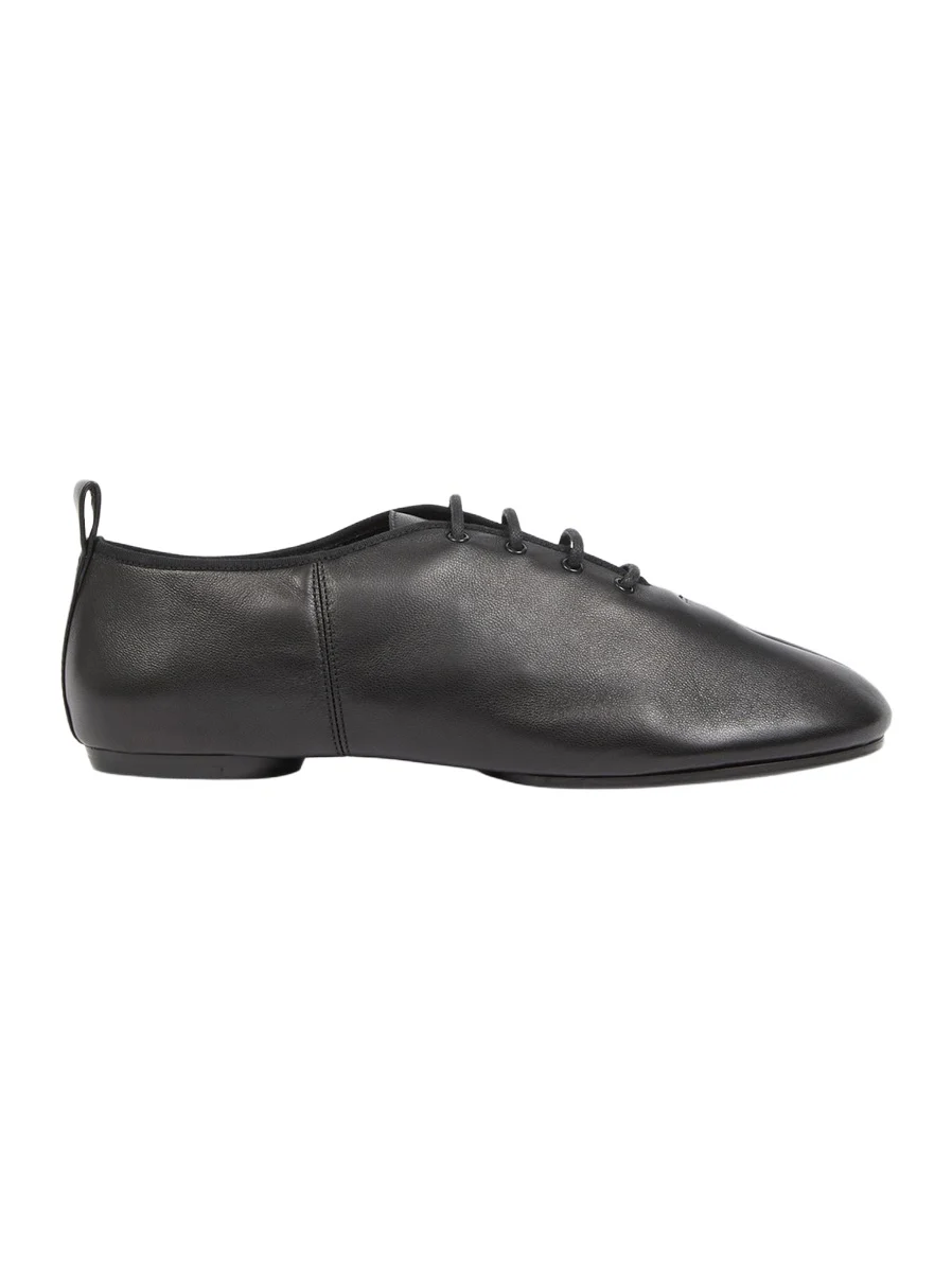 Men's Tabi Jazz Leather Lace-Up Ballerina Flats