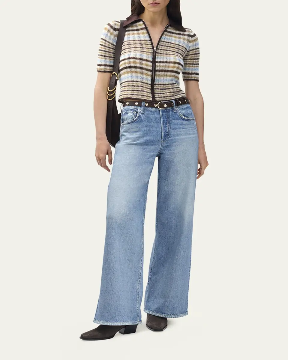 rag & bone Leva Short-Sleeve Zip Polo | Thumbnail 2 rag & bone Leva Short-Sleeve Zip Polo | Thumbnail 2