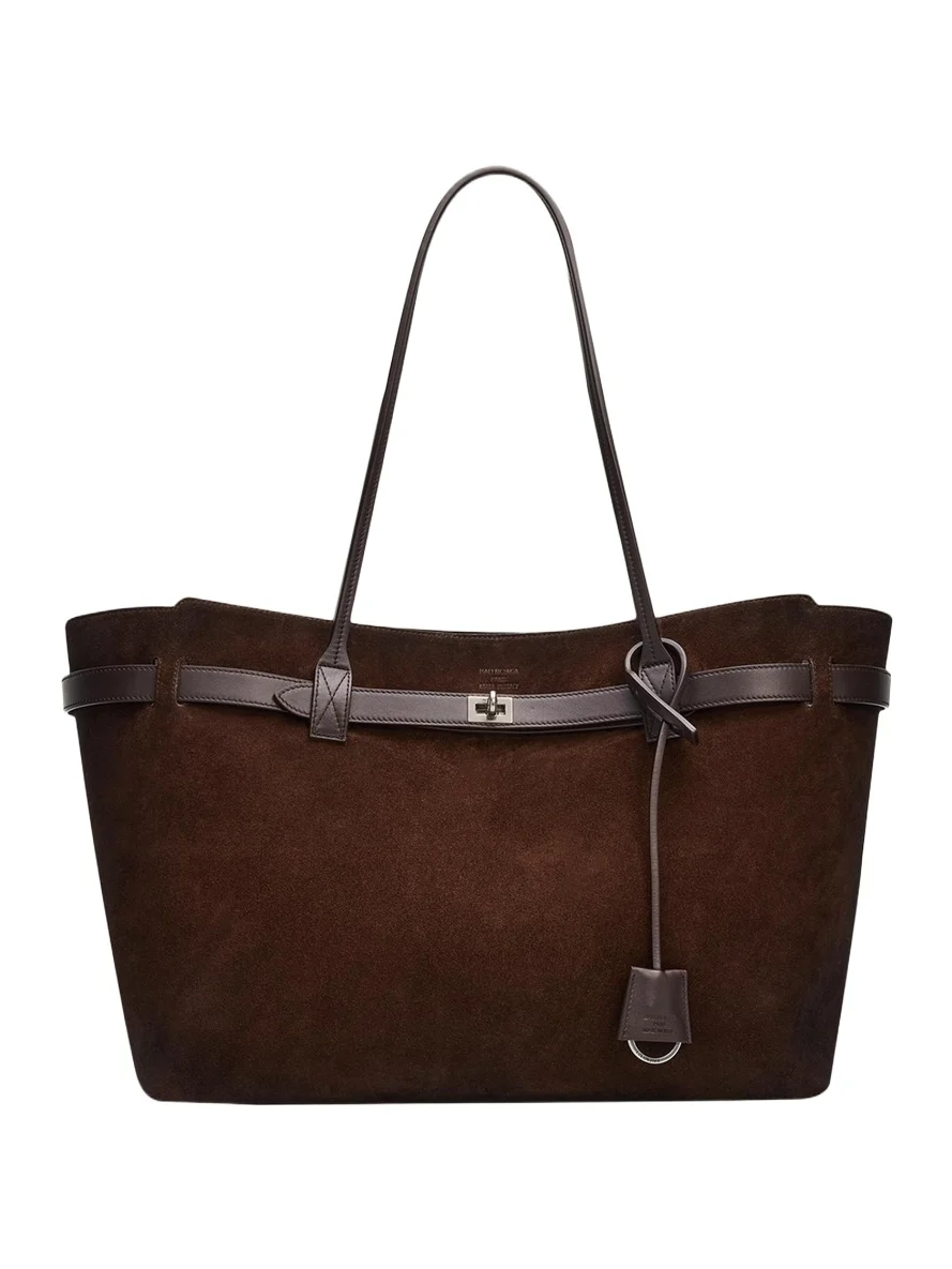 Bel Air Large Waxed Suede Tote Bag Bel Air Large Waxed Suede Tote Bag