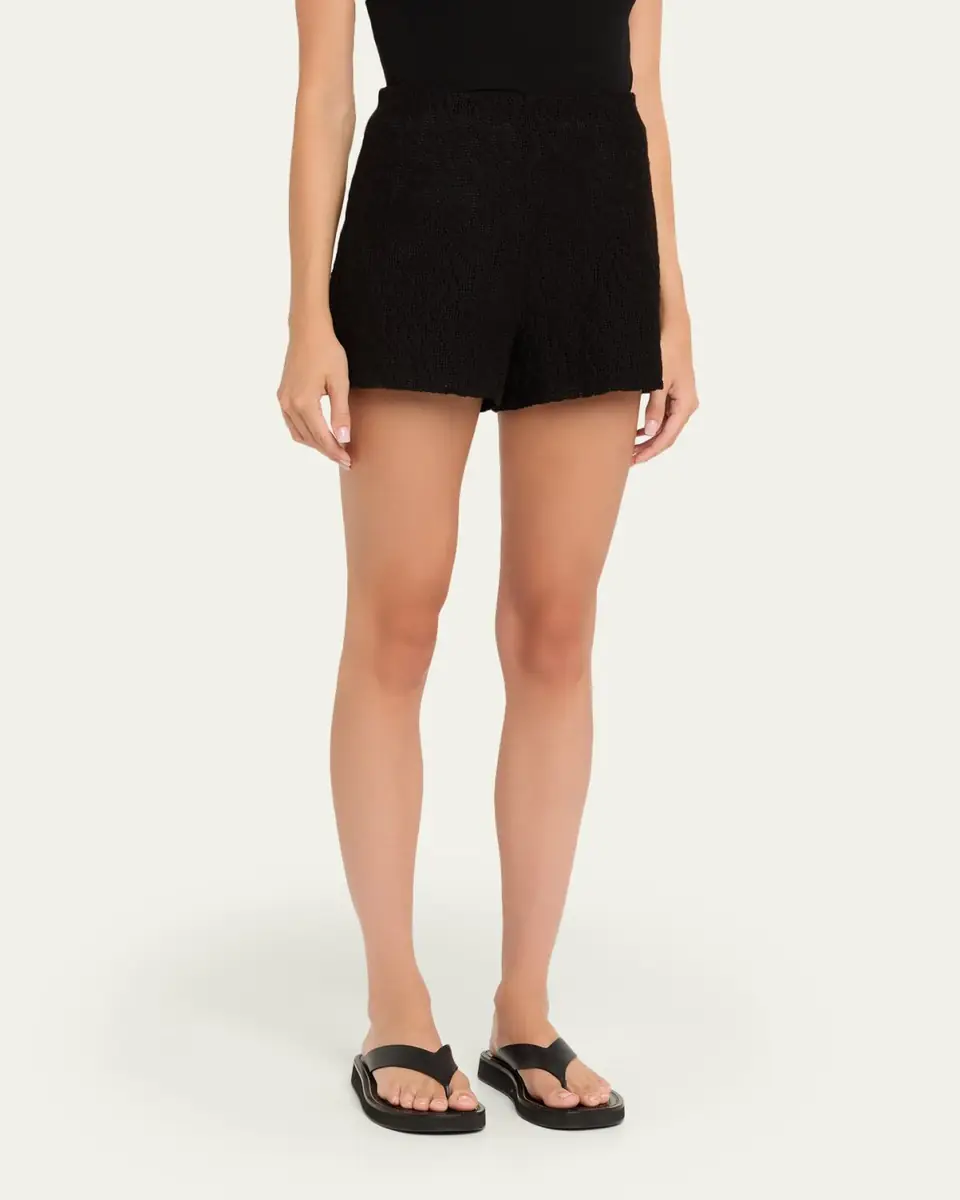 Veronica Beard Yadira Slim Lace Shorts | Thumbnail 4 Veronica Beard Yadira Slim Lace Shorts | Thumbnail 4