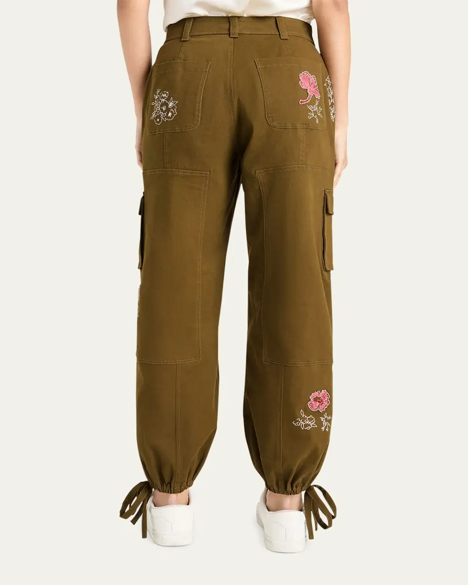 Cinq à Sept Zola Desert Rose Cargo Joggers | Thumbnail 2 Cinq à Sept Zola Desert Rose Cargo Joggers | Thumbnail 2