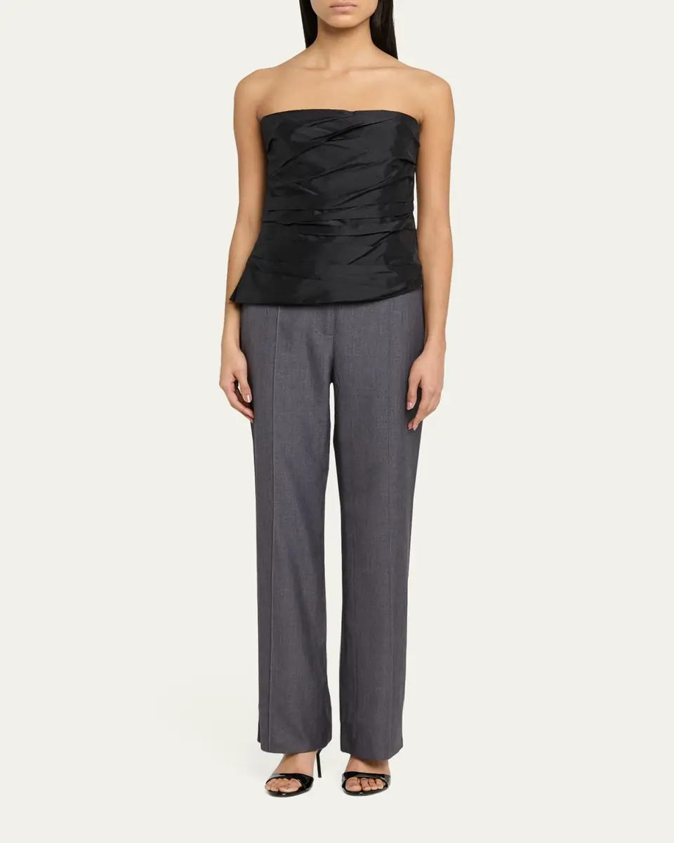 Aexae Pleated Twill Trousers | Thumbnail 2