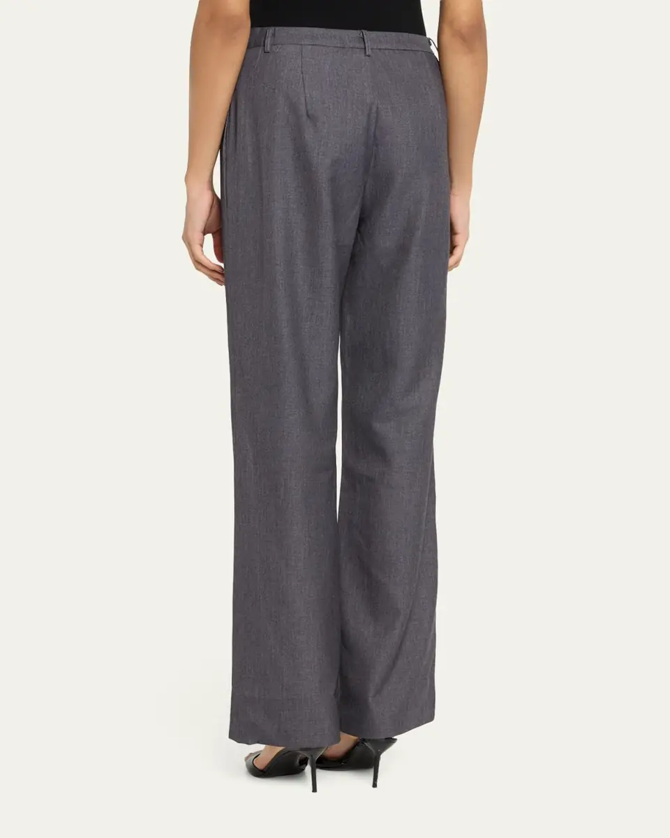 Aexae Pleated Twill Trousers | Thumbnail 3