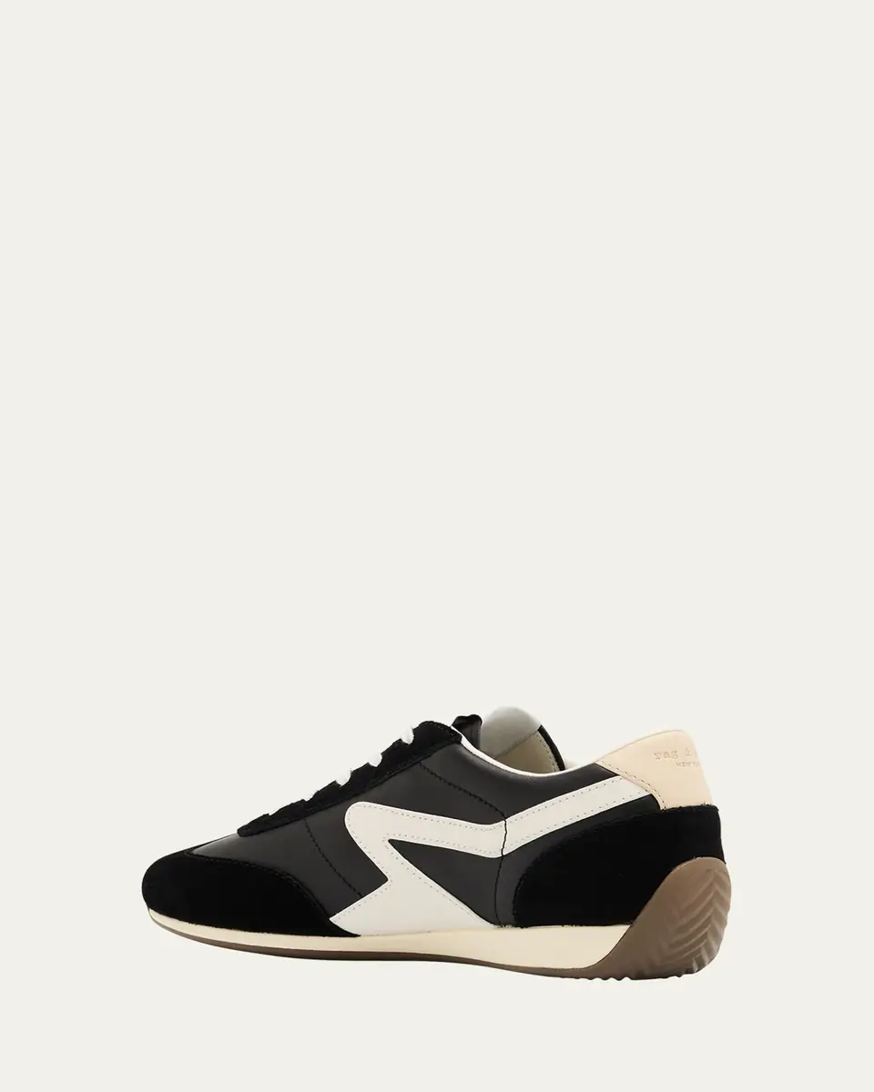 rag & bone Retro Slim Mixed Leather Sneakers | Thumbnail 4