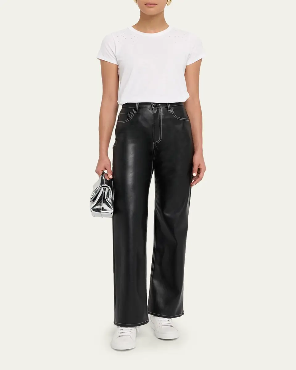 rag & bone Shea Straight Faux-Leather Pants | Thumbnail 2 rag & bone Shea Straight Faux-Leather Pants | Thumbnail 2