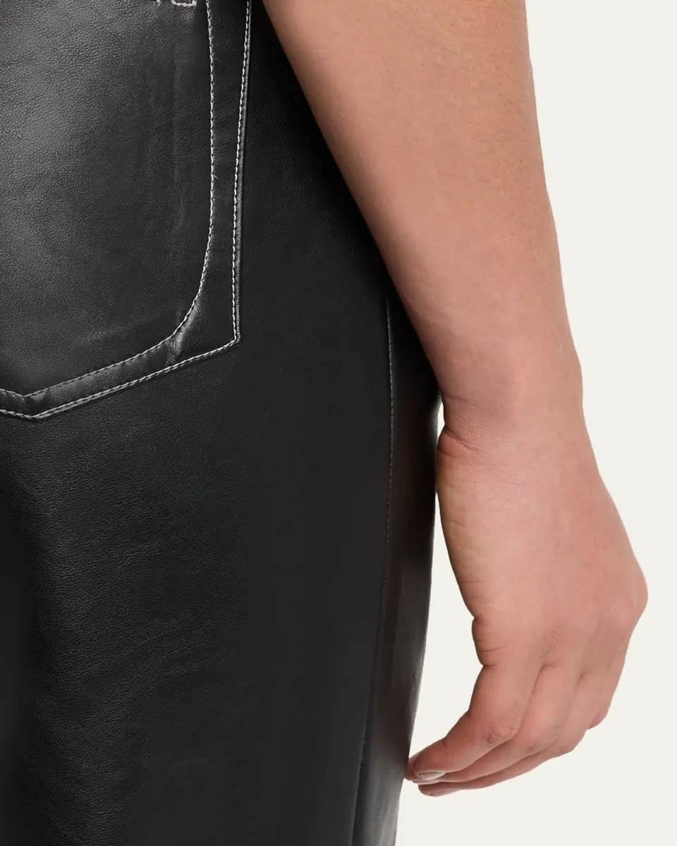 rag & bone Shea Straight Faux-Leather Pants | Thumbnail 5 rag & bone Shea Straight Faux-Leather Pants | Thumbnail 5