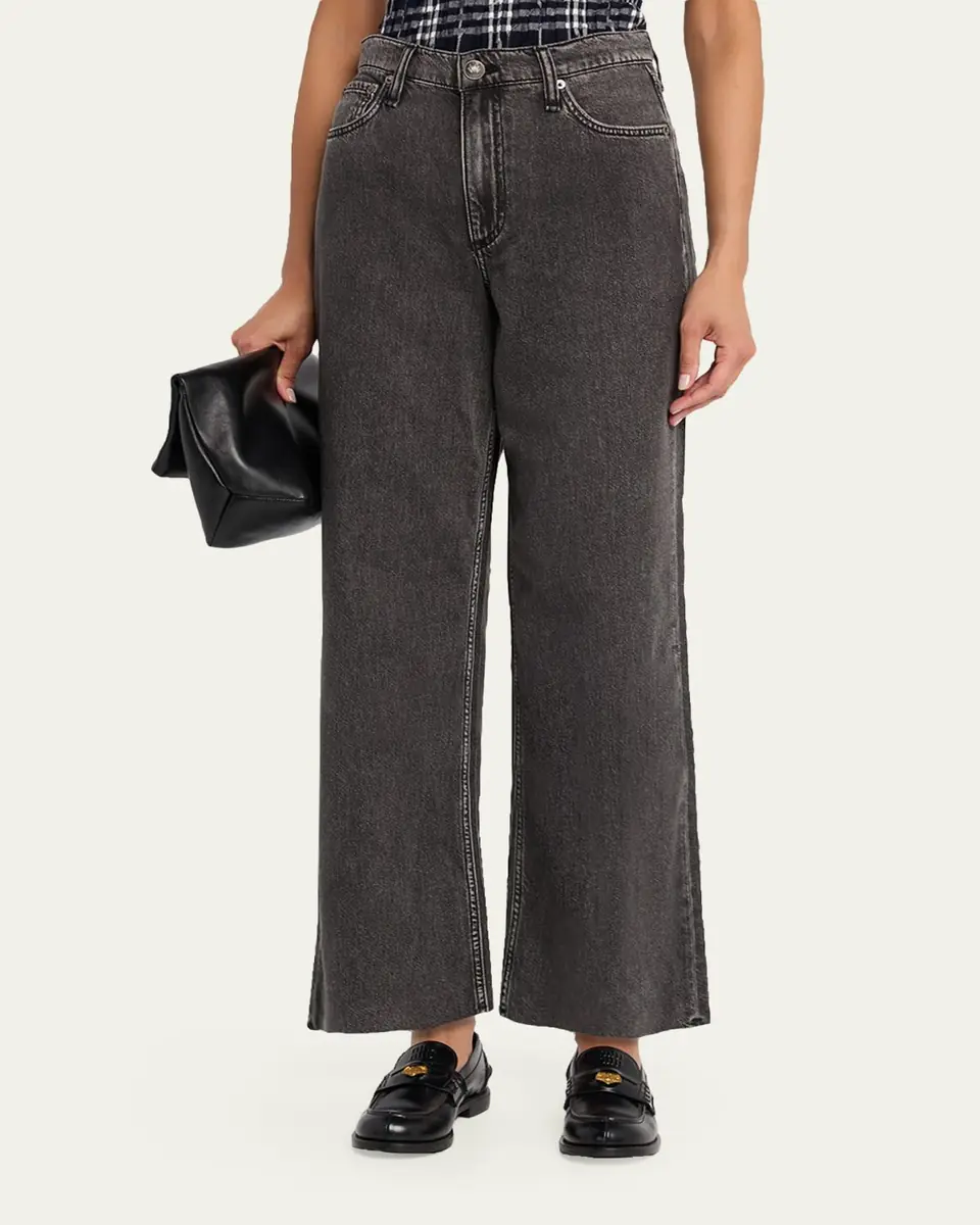 rag & bone Featherweight Andi Wide Ankle Jeans | Thumbnail 4 rag & bone Featherweight Andi Wide Ankle Jeans | Thumbnail 4