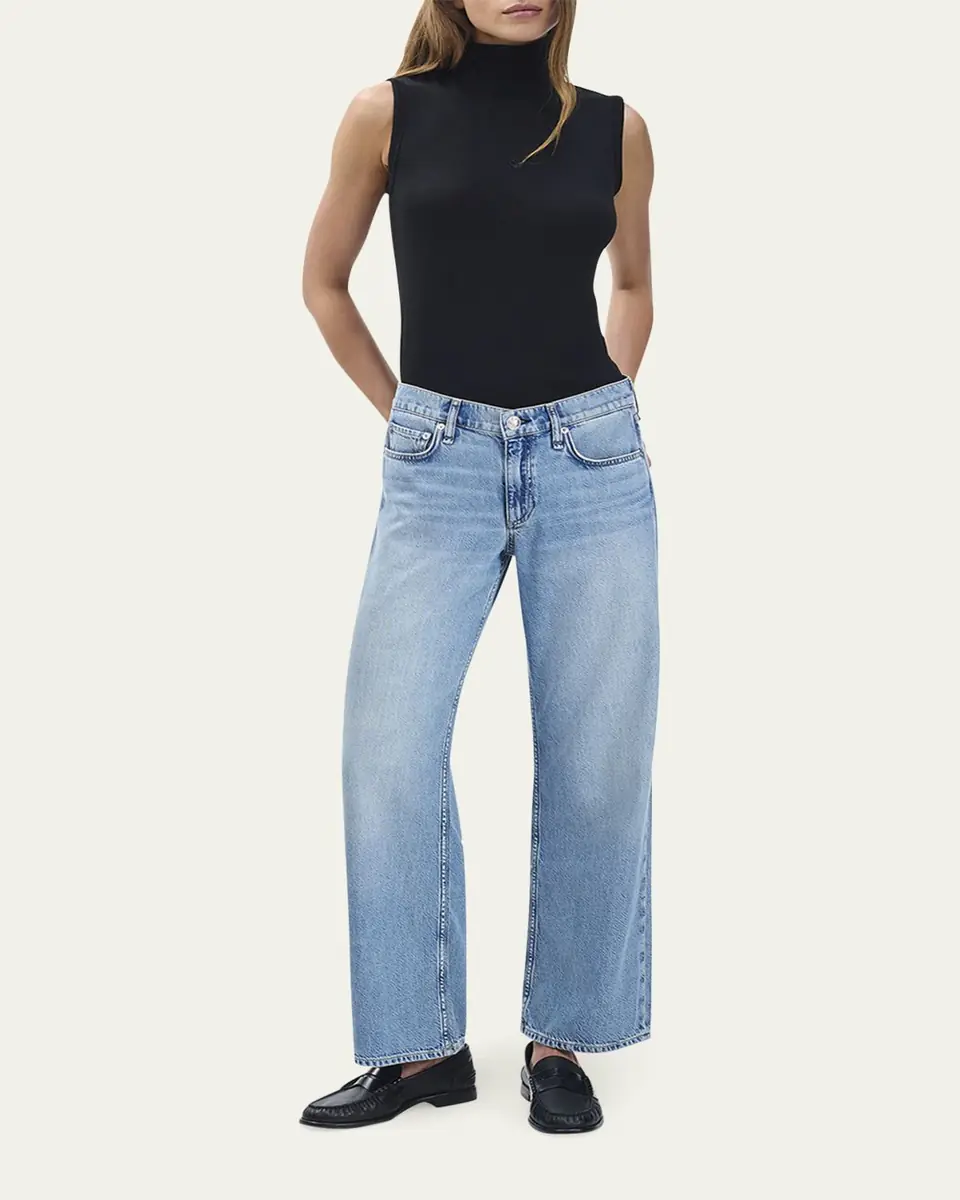 rag & bone Featherweight Cam Relaxed Straight Ankle Jeans | Thumbnail 2 rag & bone Featherweight Cam Relaxed Straight Ankle Jeans | Thumbnail 2