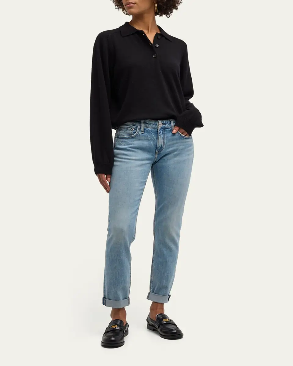 rag & bone Dre Low-Rise Slim Boyfriend Jeans | Thumbnail 2 rag & bone Dre Low-Rise Slim Boyfriend Jeans | Thumbnail 2