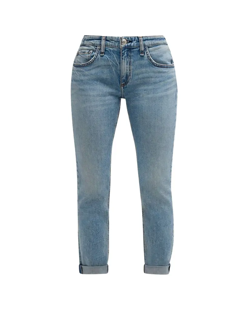 rag & bone Dre Low-Rise Slim Boyfriend Jeans