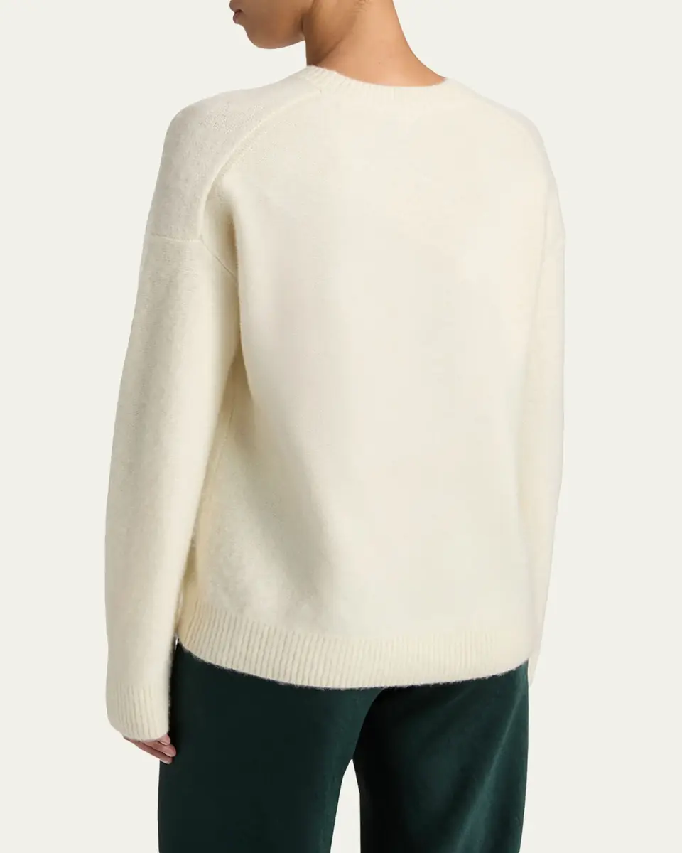 Vince Boiled Cashmere Crewneck Sweater | Thumbnail 3