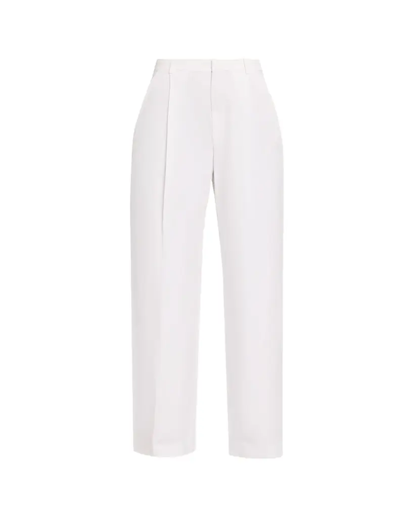 Vince Camille Mid-Rise Cotton-Blend Trousers