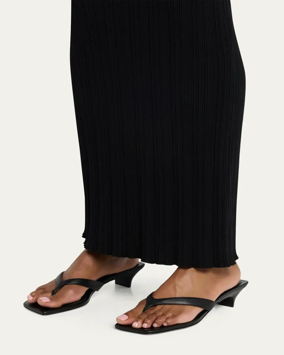 Vince San Juan Leather Heeled Thong Sandals | Thumbnail 2 Vince San Juan Leather Heeled Thong Sandals | Thumbnail 2