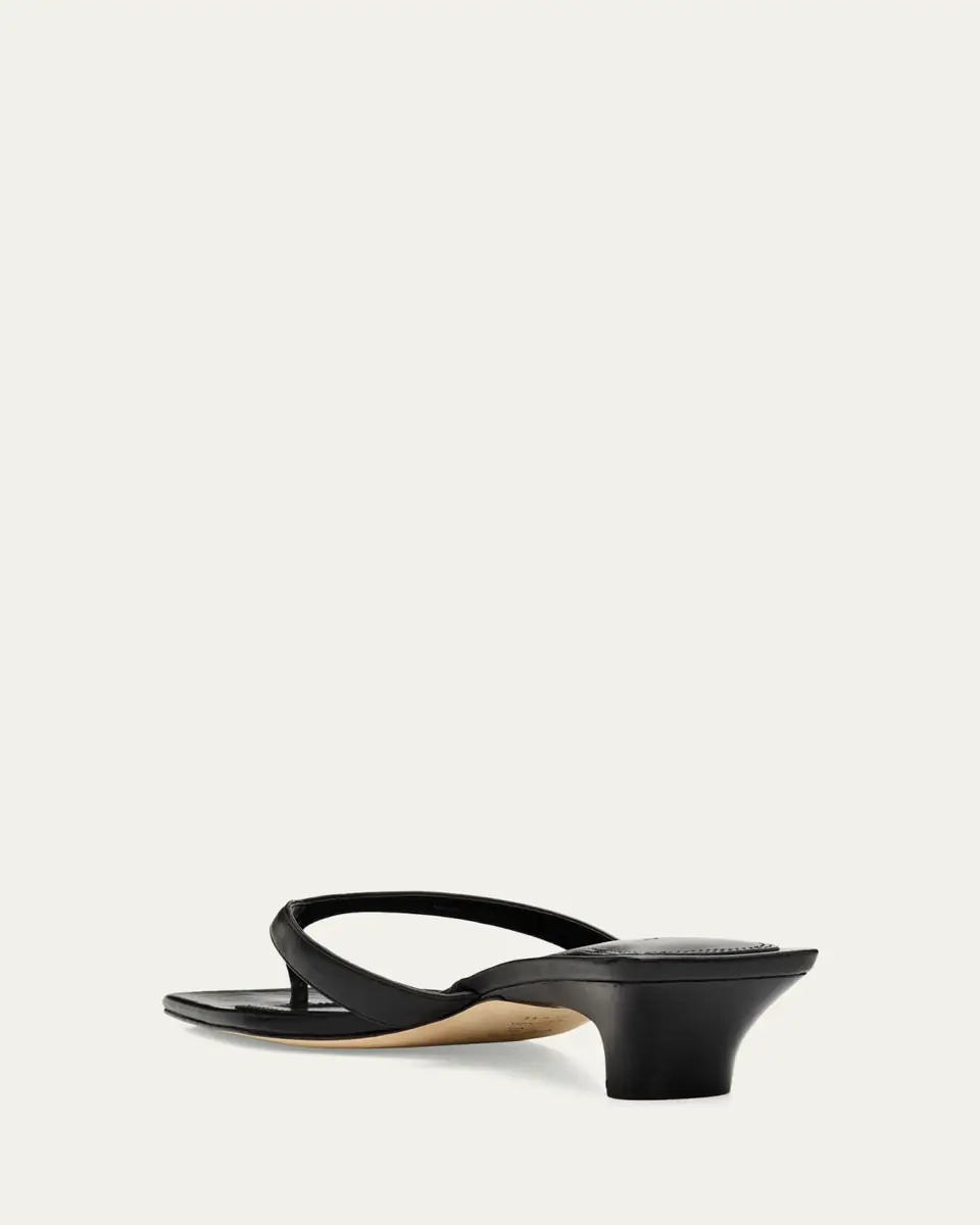 Vince San Juan Leather Heeled Thong Sandals | Thumbnail 4 Vince San Juan Leather Heeled Thong Sandals | Thumbnail 4