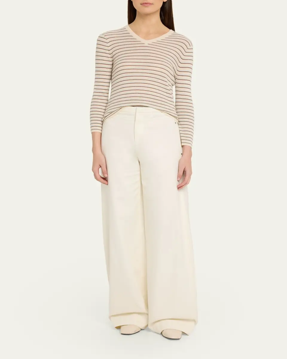 Vince Double-Waistband Wide-Leg Utility Pants | Thumbnail 2 Vince Double-Waistband Wide-Leg Utility Pants | Thumbnail 2