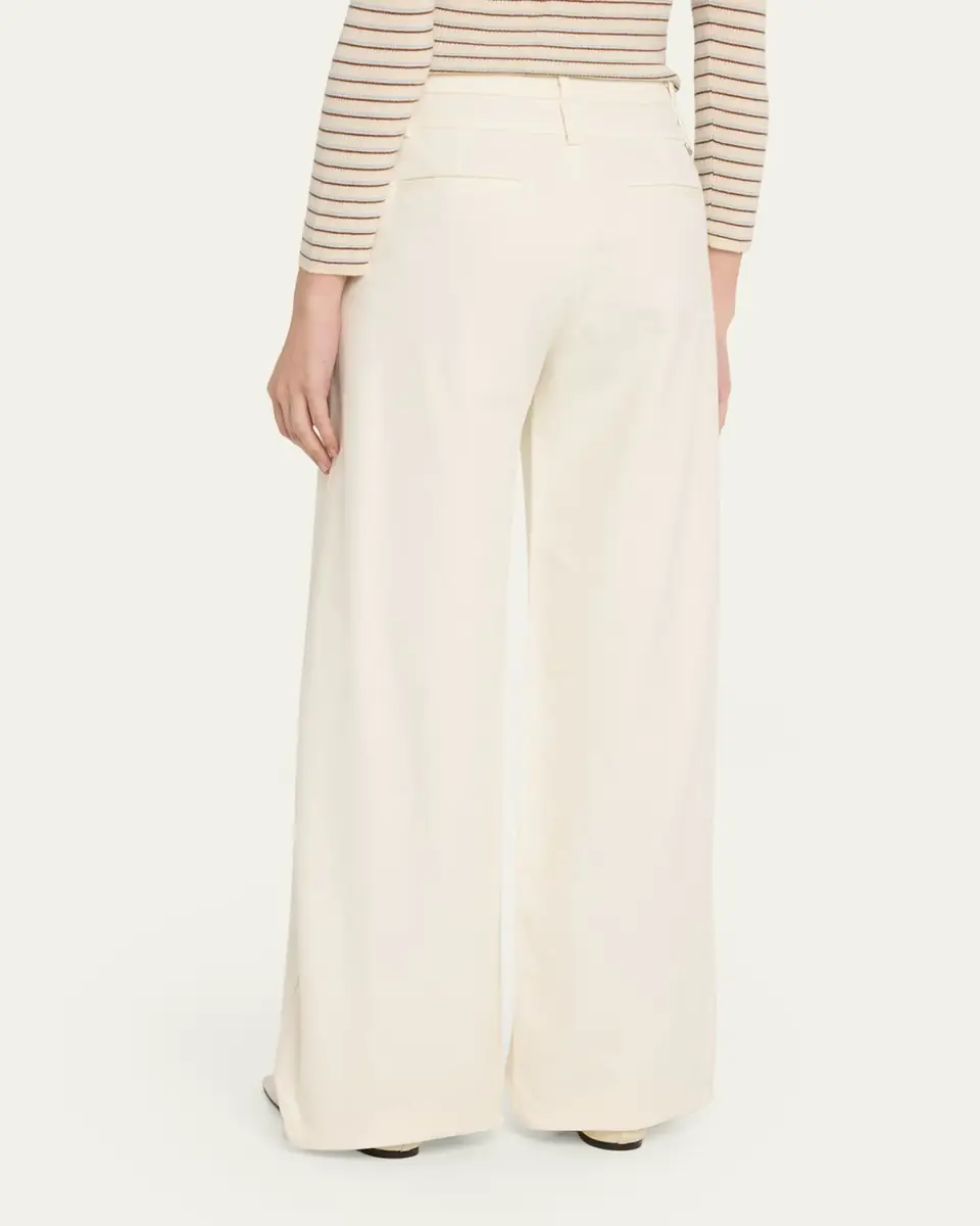 Vince Double-Waistband Wide-Leg Utility Pants | Thumbnail 3 Vince Double-Waistband Wide-Leg Utility Pants | Thumbnail 3