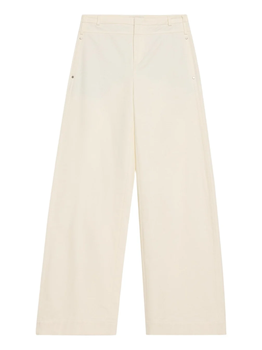 Vince Double-Waistband Wide-Leg Utility Pants