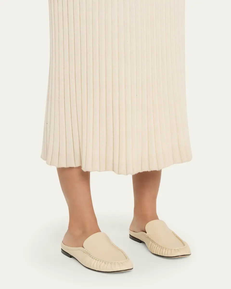 Vince Tevin Leather Loafer Mules | Thumbnail 2 Vince Tevin Leather Loafer Mules | Thumbnail 2
