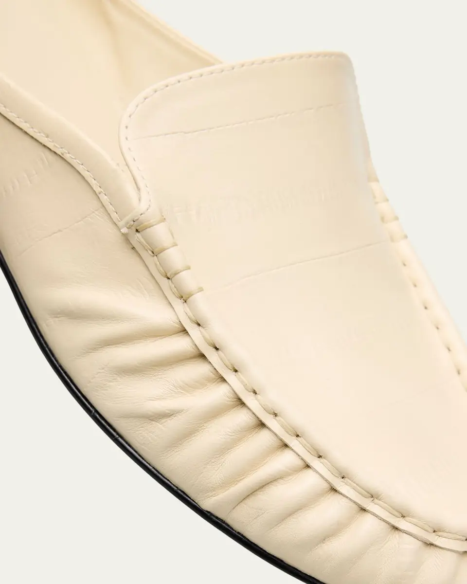 Vince Tevin Leather Loafer Mules | Thumbnail 5 Vince Tevin Leather Loafer Mules | Thumbnail 5