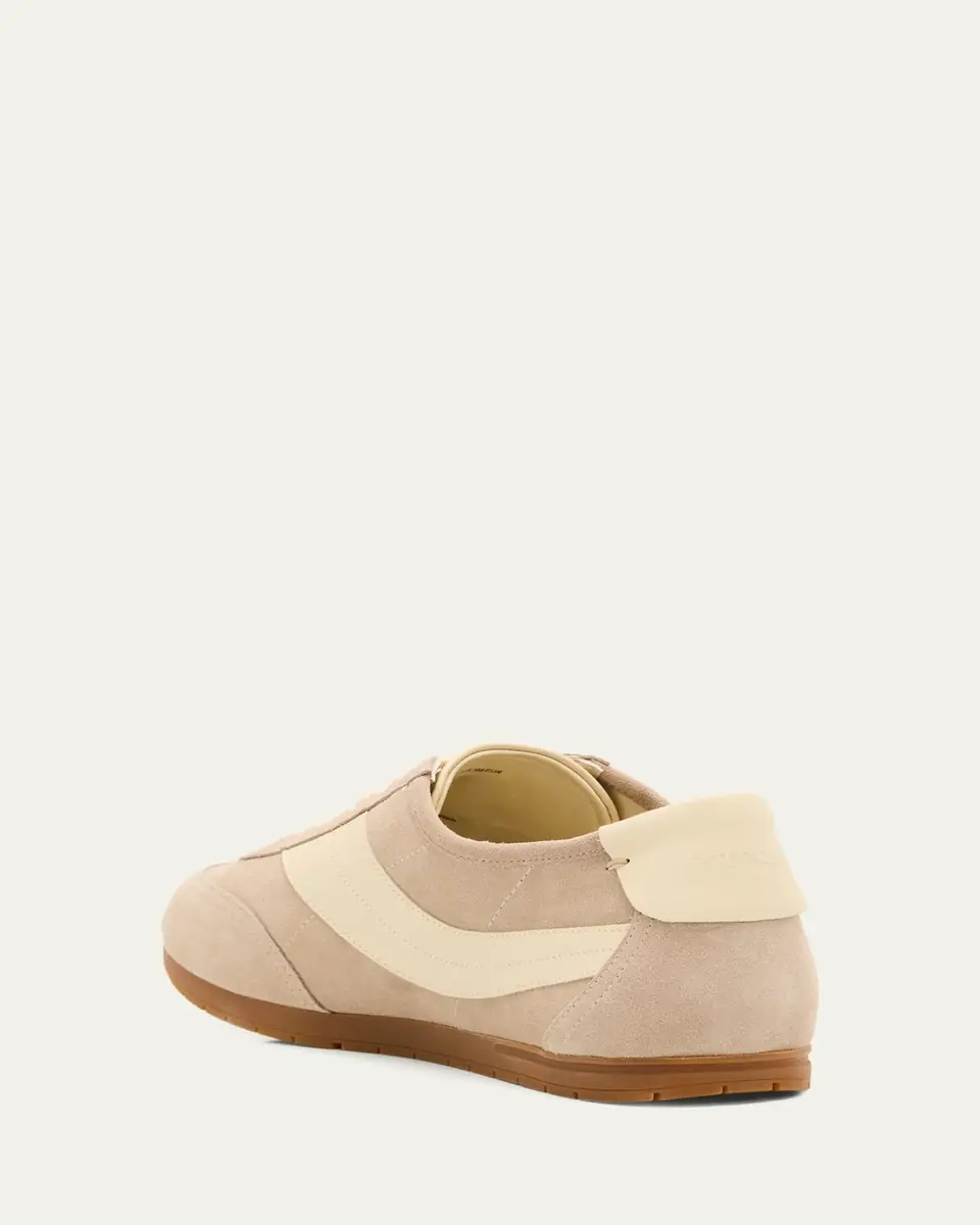 Vince LA Runner Suede and Leather Runner Sneakers | Thumbnail 4 Vince LA Runner Suede and Leather Runner Sneakers | Thumbnail 4
