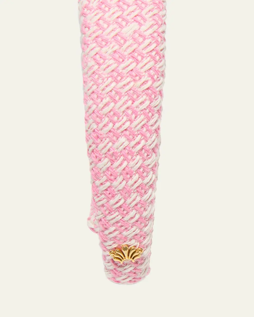 Lele Sadoughi Alice Tweed Headband | Thumbnail 3