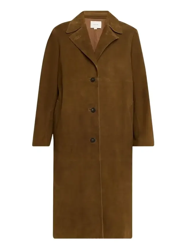 Vince Long Suede Coat