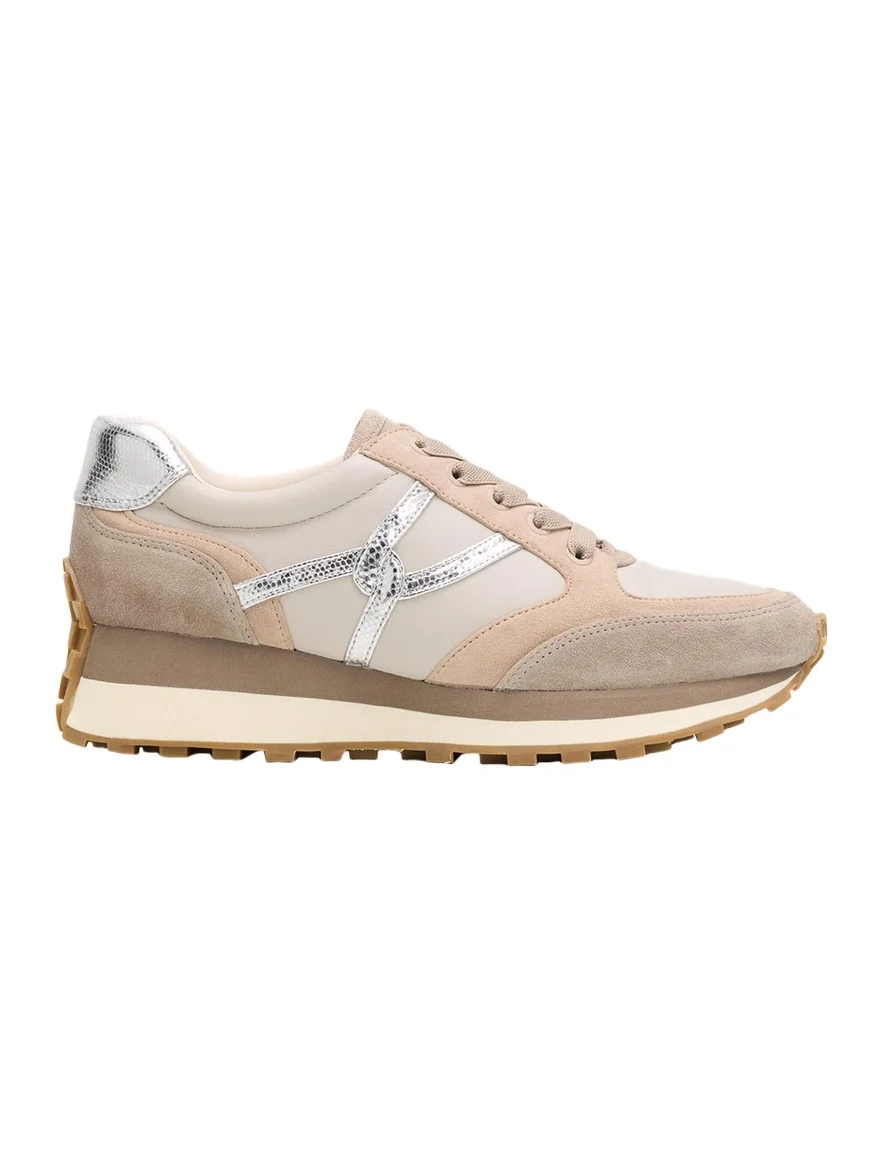 Valentina Mixed Leather Retro Sneakers Valentina Mixed Leather Retro Sneakers