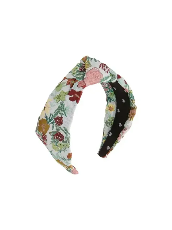 Lele Sadoughi Knotted Floral Headband