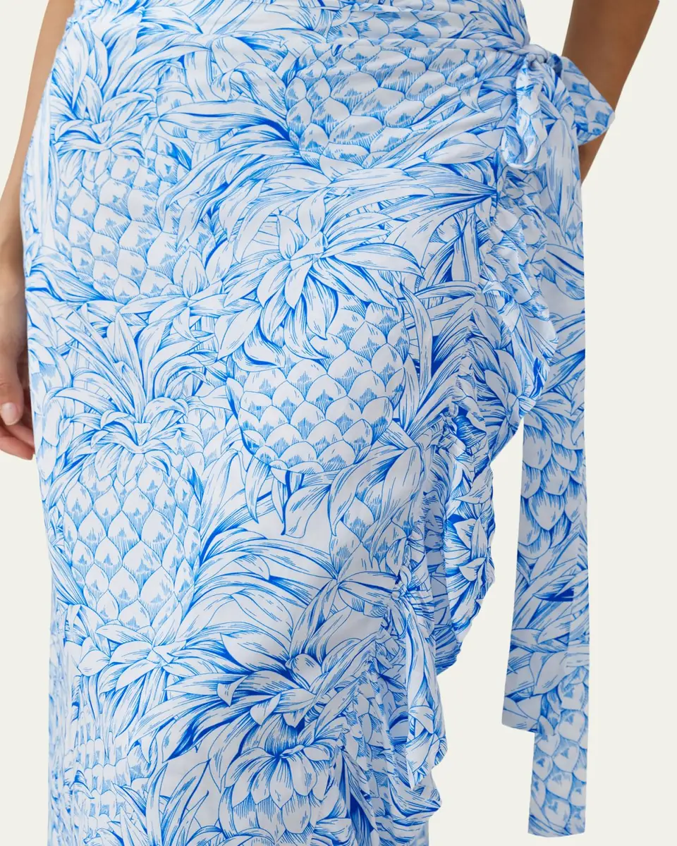 Melissa Odabash Danni Pineapple Wrap Skirt | Thumbnail 4 Melissa Odabash Danni Pineapple Wrap Skirt | Thumbnail 4