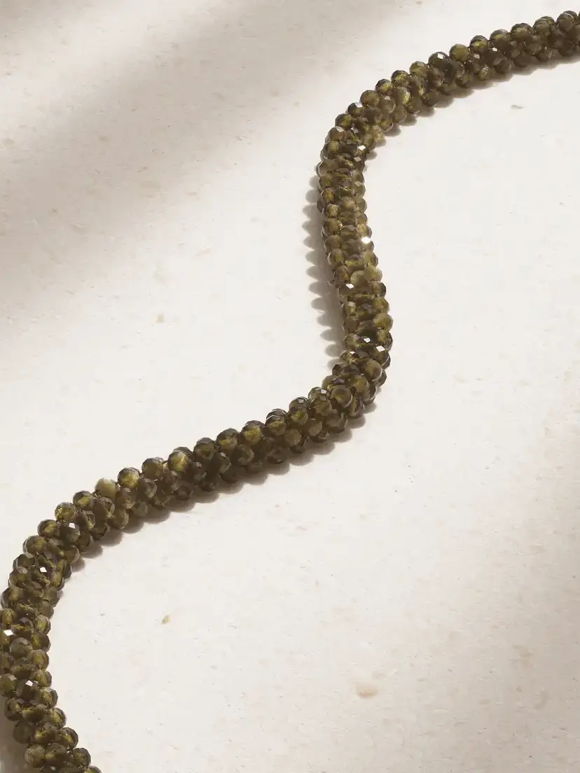 By Pariah The Lumina Strand 14-karat Recycled Gold Quartz And Diamond Necklace - Brown | Thumbnail 3 By Pariah The Lumina Strand 14-karat Recycled Gold Quartz And Diamond Necklace - Brown | Thumbnail 3