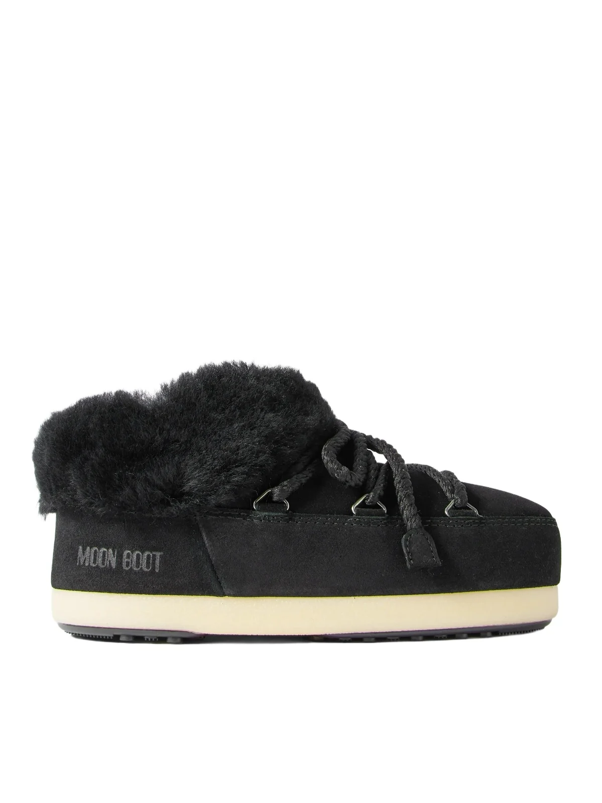 Moon Boot Evx Shearling-trimmed Suede Ankle Boots