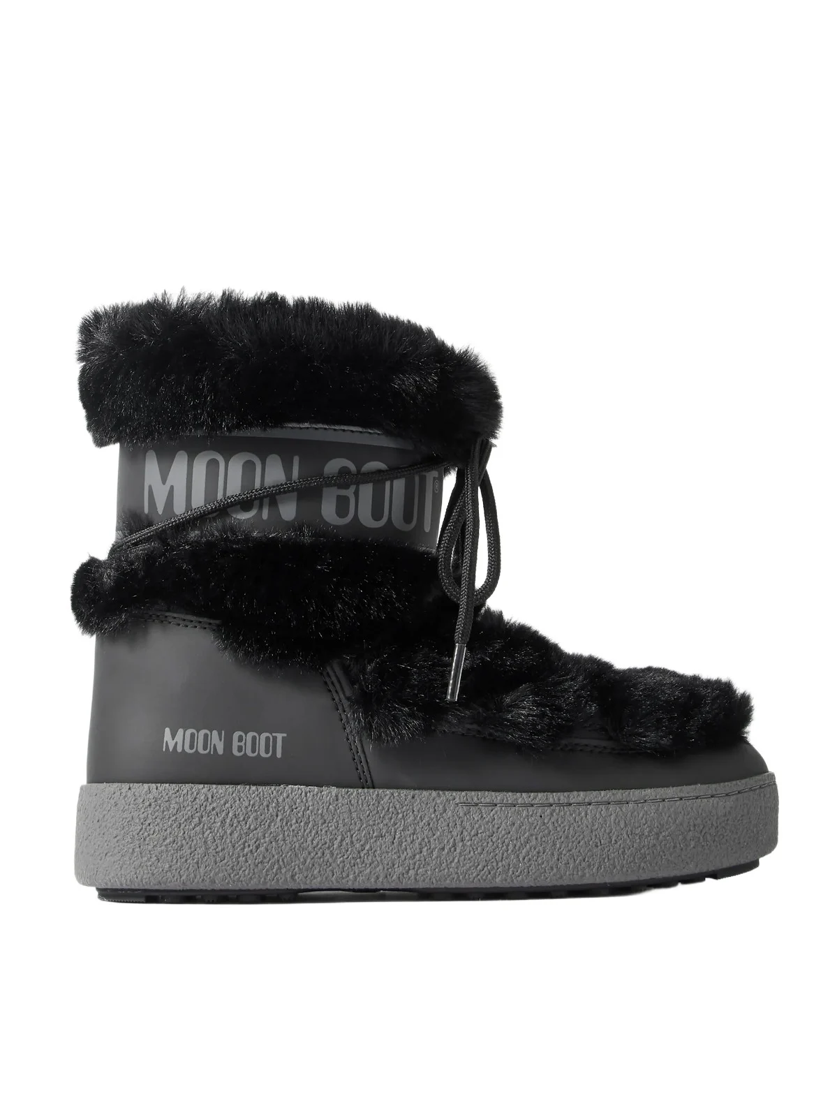 Moon Boot Ltrack Monaco Plush-trimmed Shell Snow Boots
