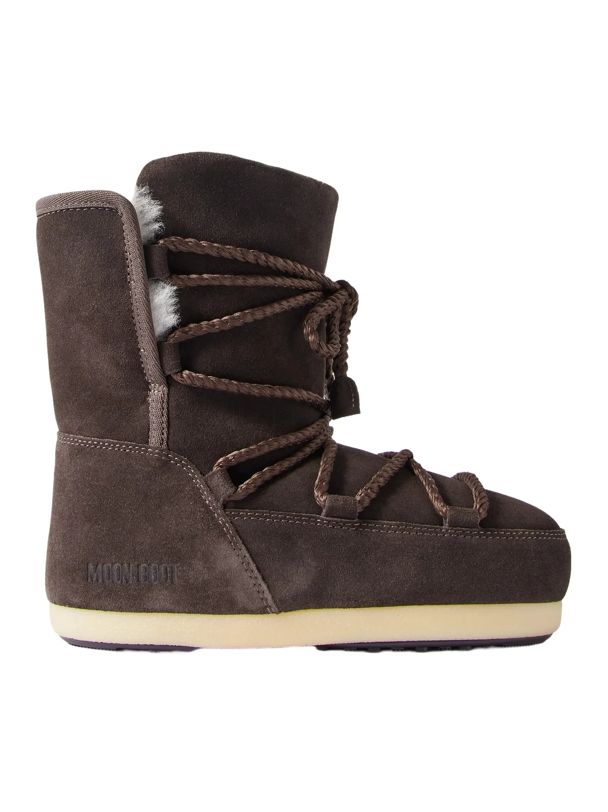 Moon Boot Evx Shearling-lined Suede Snow Boots