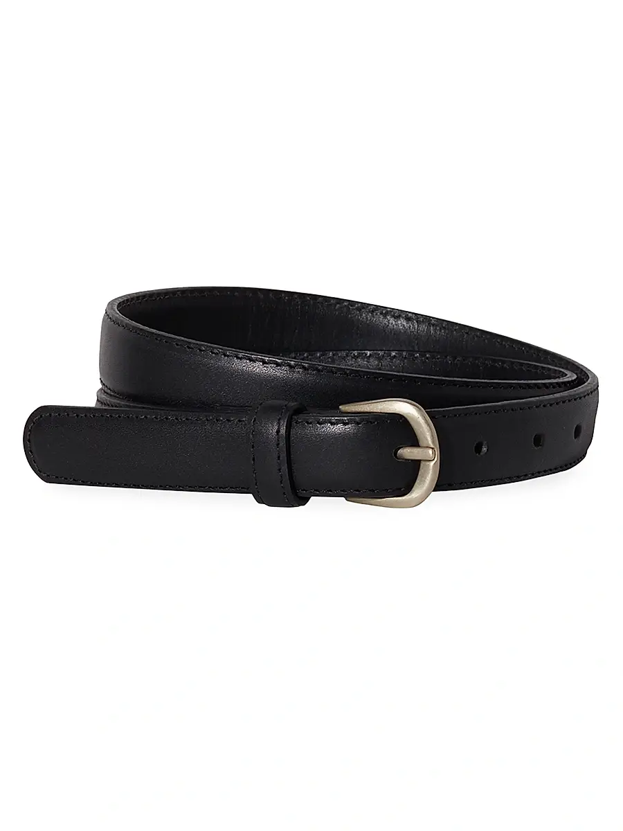 Women's Leather Buckle Belt