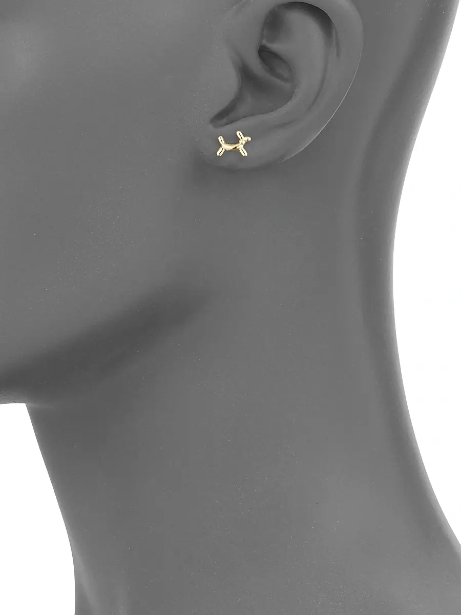 Sydney Evan Women's Mini Balloon Dog Single Stud Earring | Thumbnail 2