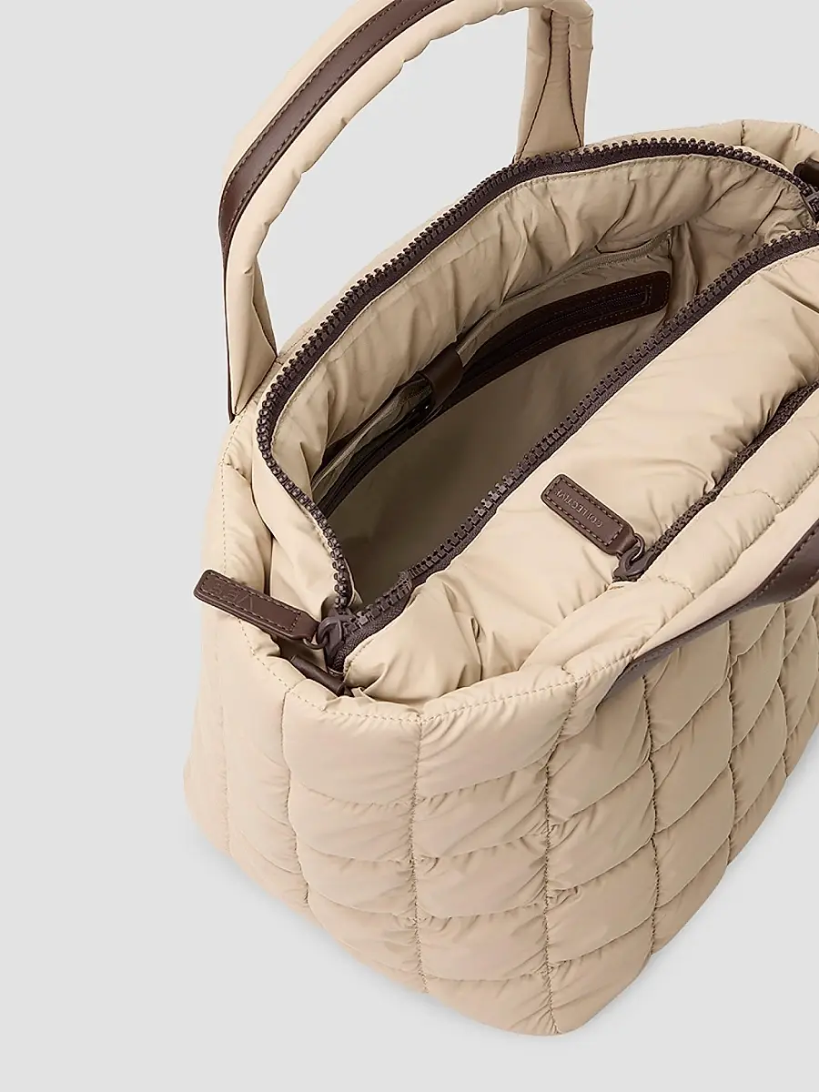 Vee Collective Women's Medium Porter Quilted Tote Bag | Thumbnail 2 Vee Collective Women's Medium Porter Quilted Tote Bag | Thumbnail 2