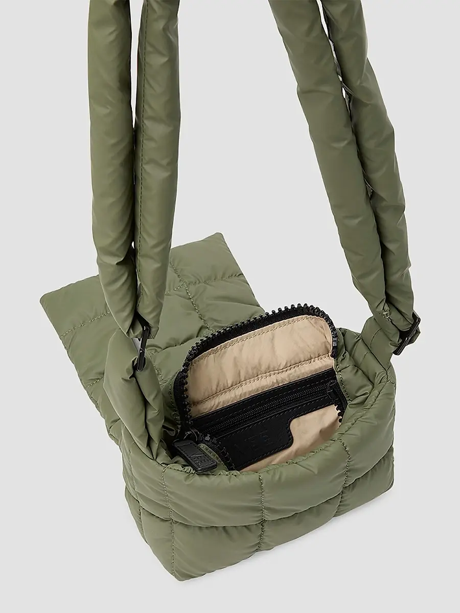 Vee Collective Women's Mini Porter Quilted Messenger Bag | Thumbnail 2 Vee Collective Women's Mini Porter Quilted Messenger Bag | Thumbnail 2