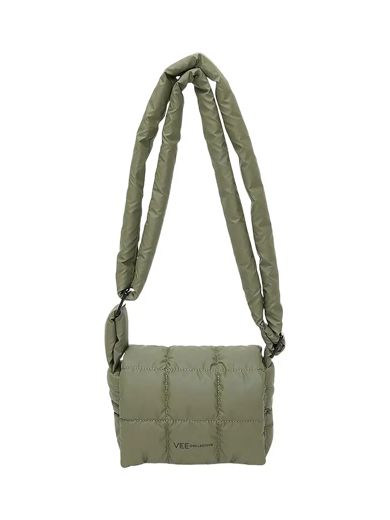 Vee Collective Women's Mini Porter Quilted Messenger Bag