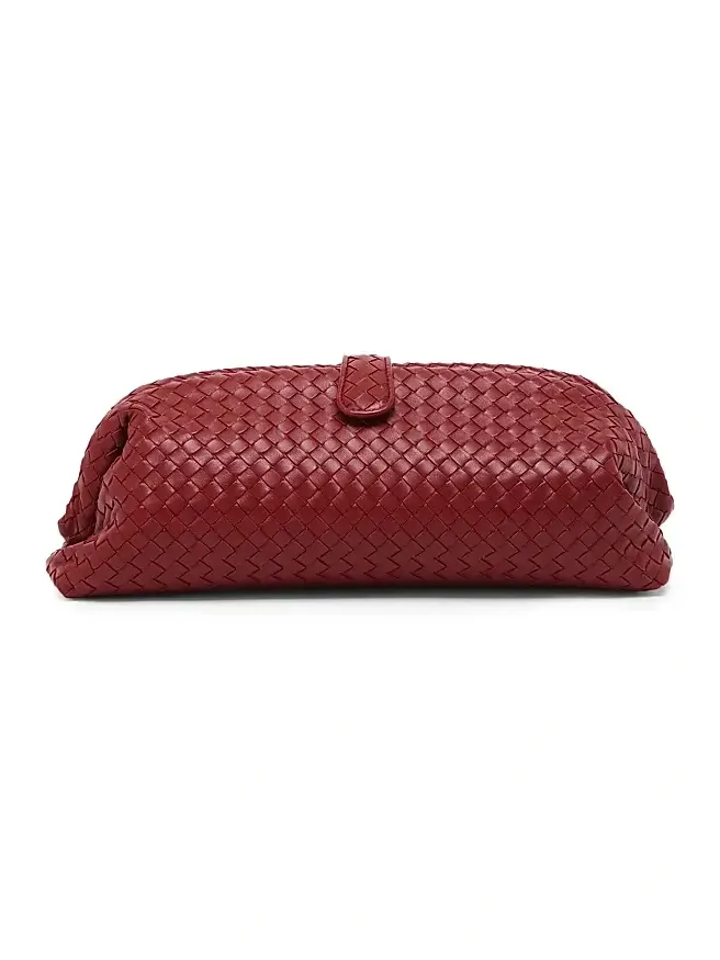 Women's Lauren Intrecciato Leather Clutch Women's Lauren Intrecciato Leather Clutch