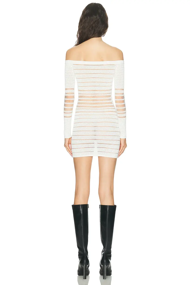 HAELO Veiled Mini Dress | Thumbnail 5