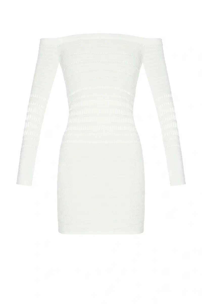HAELO Veiled Mini Dress | Thumbnail 6