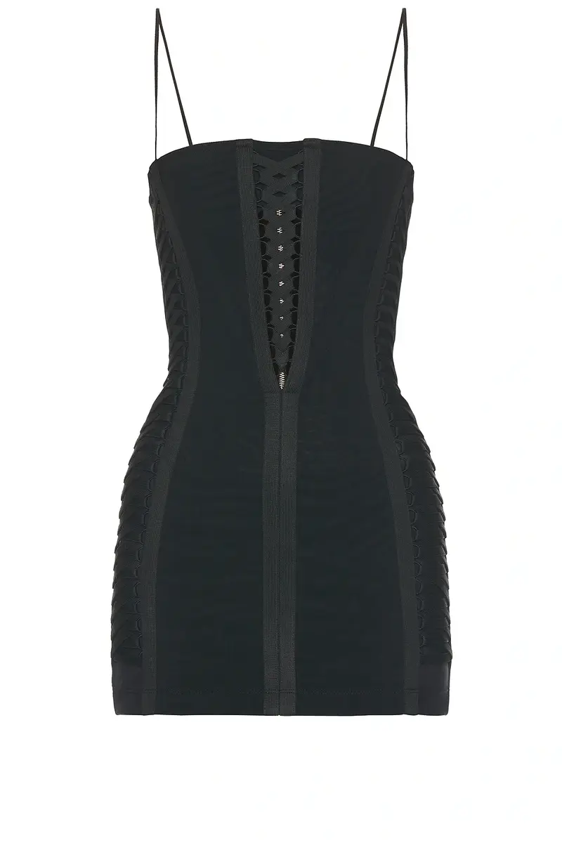 HAELO Layered Lace Up Corset Dress | Thumbnail 7