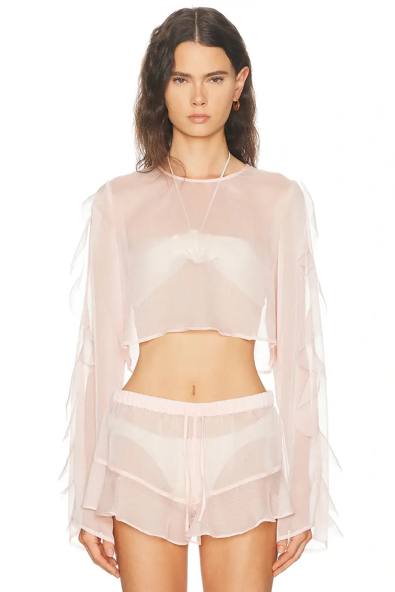 Shani Shemer Thoma Cropped Top | Image 1 Shani Shemer Thoma Cropped Top | Image 1