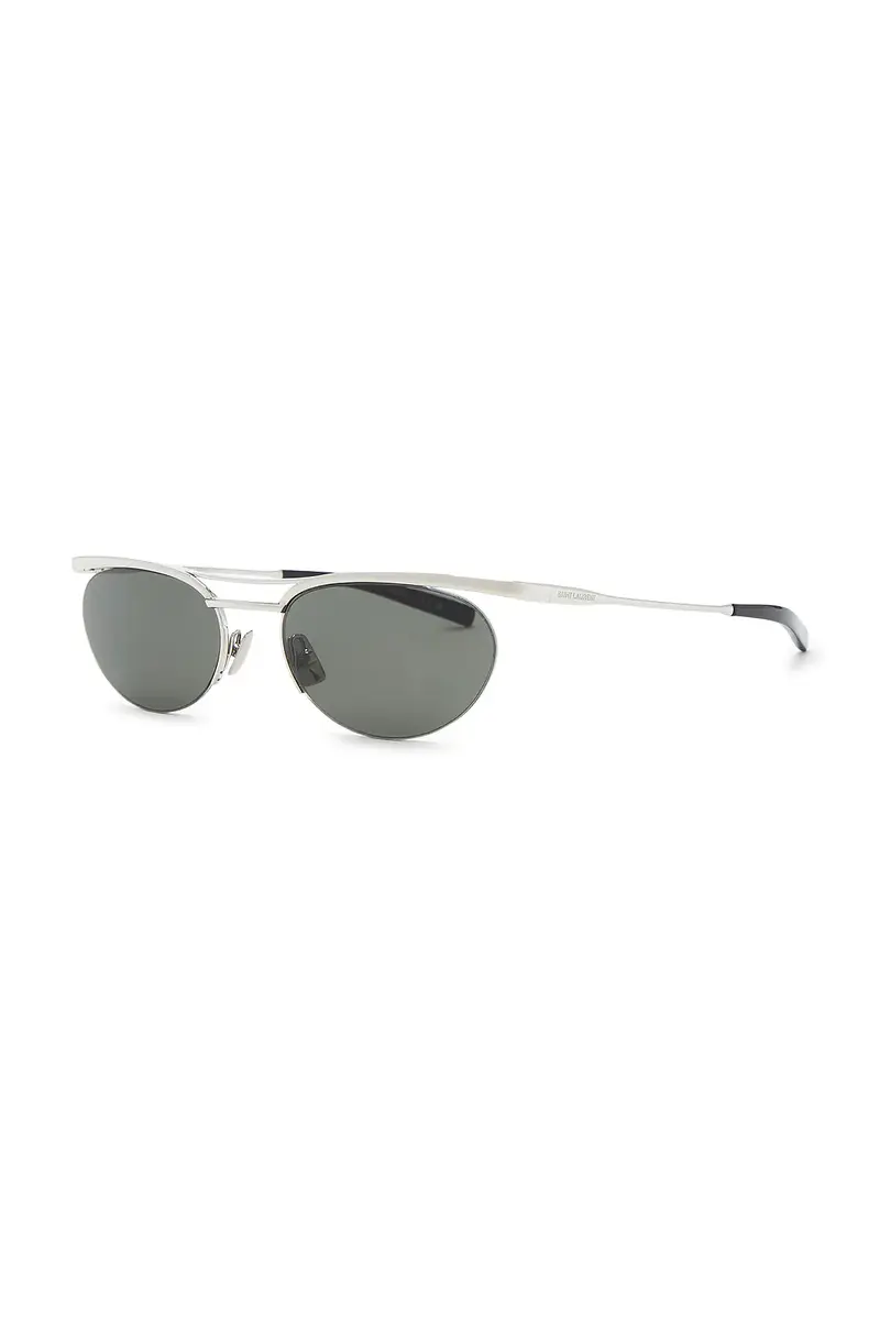 Saint Laurent Small Fashion Metal Round Sunglasses | Thumbnail 2 Saint Laurent Small Fashion Metal Round Sunglasses | Thumbnail 2